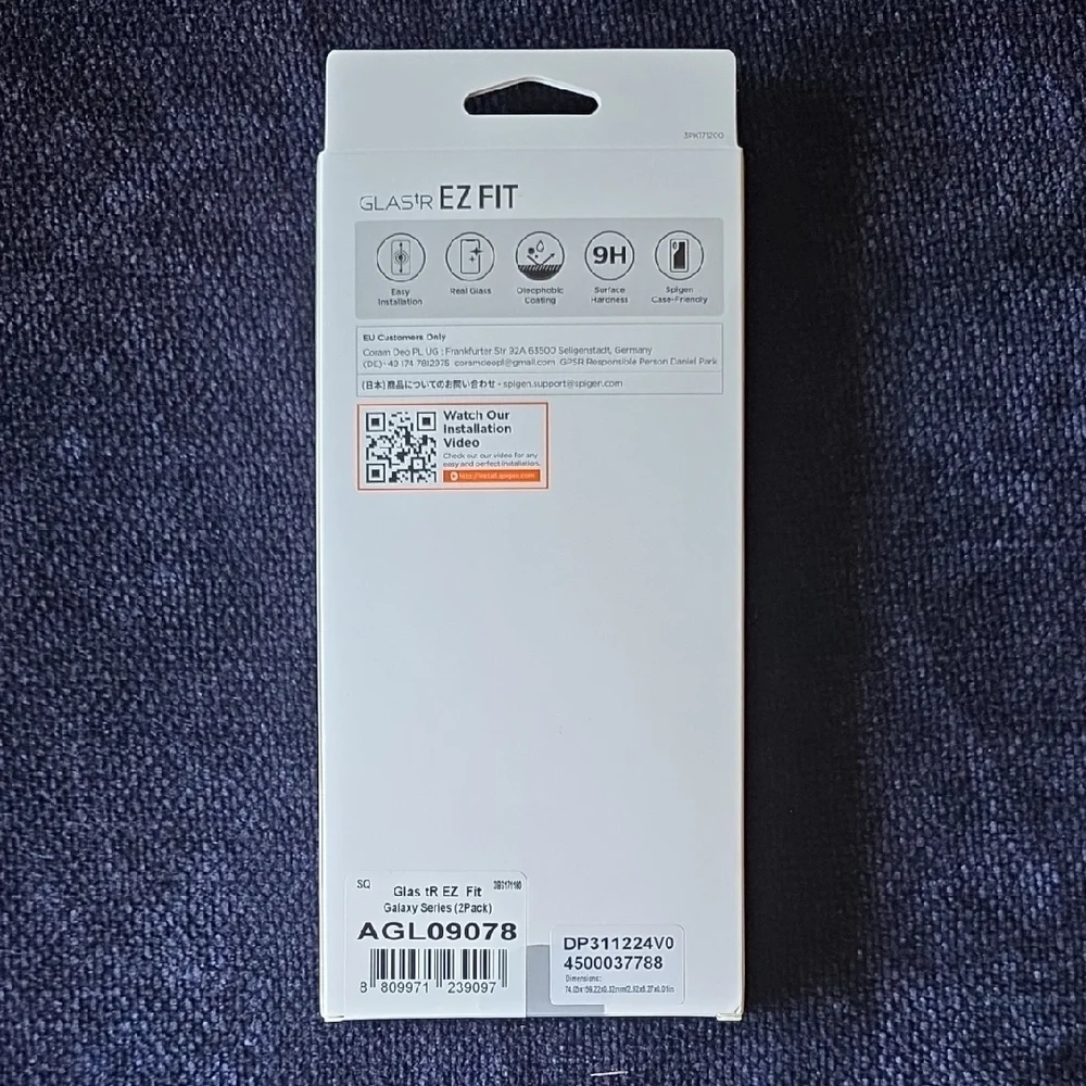 Spigen Glas.tR EZ Fit Screen Protector Pack - Clear